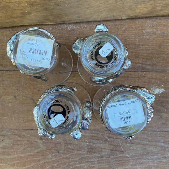 Vintage Arthur Court Safari Shot glass set - Picture 3 of 5